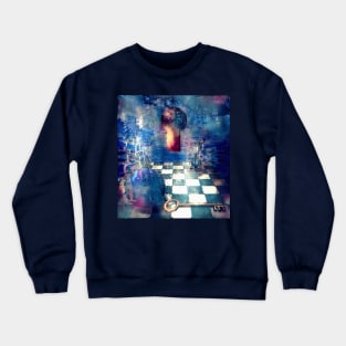 Symbolic painting. Binary code Crewneck Sweatshirt